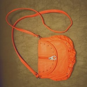 BetseyVille coral pink crossbody purse